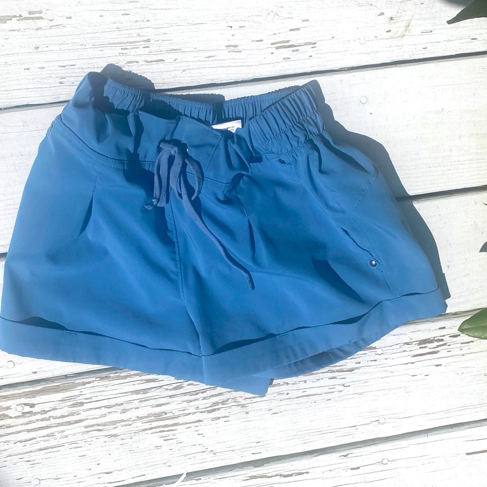 Mondetta outdoor project blue athletic shorts